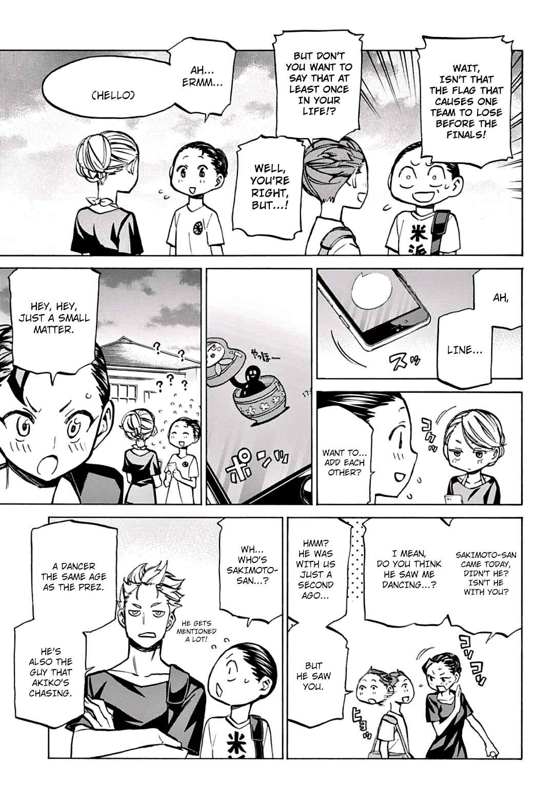 Page 10 Chapter 14 Sesuji wo Pin! to ~Shikakou Kyougi Dance-bu e Youkoso~