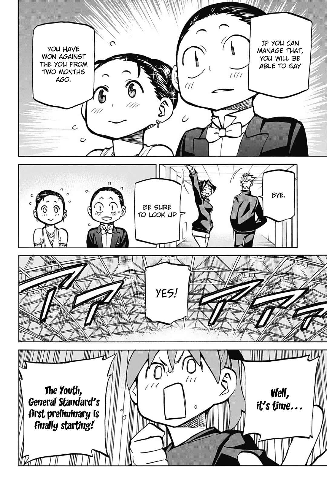 Page 8 Chapter 30 Sesuji wo Pin! to ~Shikakou Kyougi Dance-bu e Youkoso~