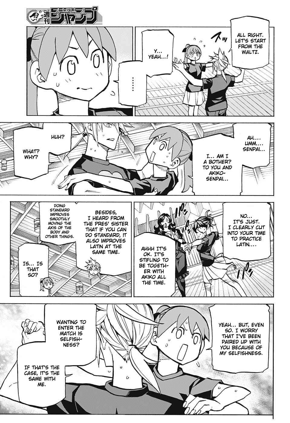 Page 3 Chapter 42 Sesuji wo Pin! to ~Shikakou Kyougi Dance-bu e Youkoso~