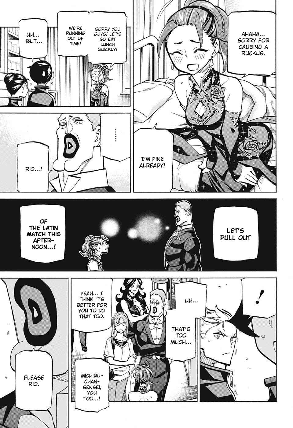 Page 5 Chapter 73 Sesuji wo Pin! to ~Shikakou Kyougi Dance-bu e Youkoso~