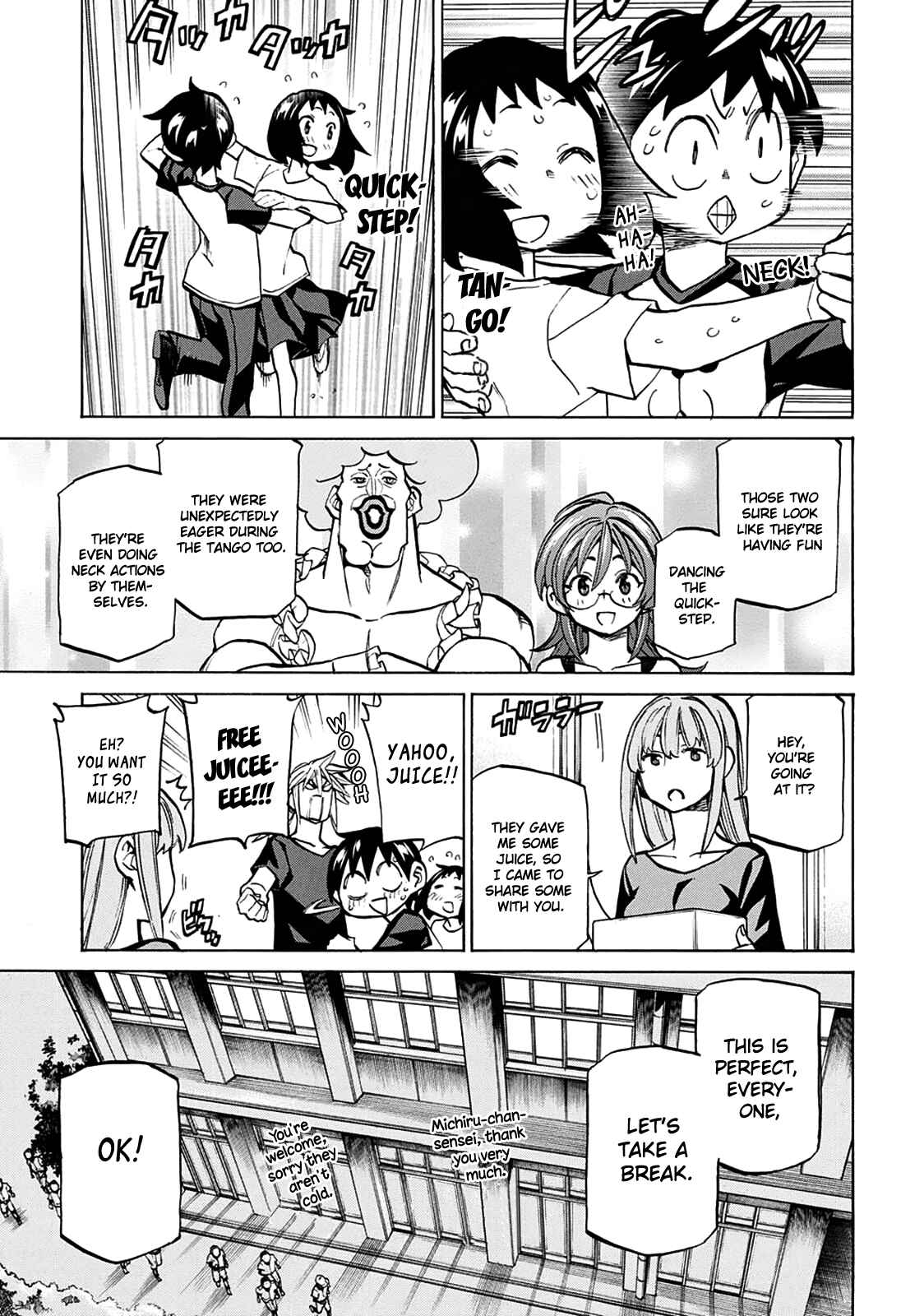 Page 10 Chapter 22 Sesuji wo Pin! to ~Shikakou Kyougi Dance-bu e Youkoso~