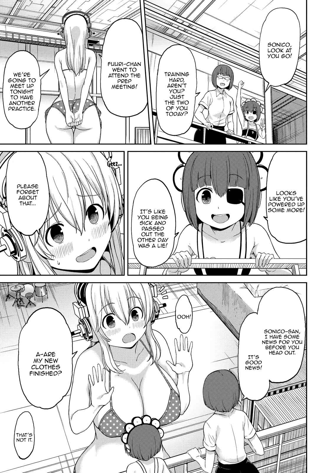 Page 4 Chapter 6 Inconvenient Daily Life of the Super Sonico!!!