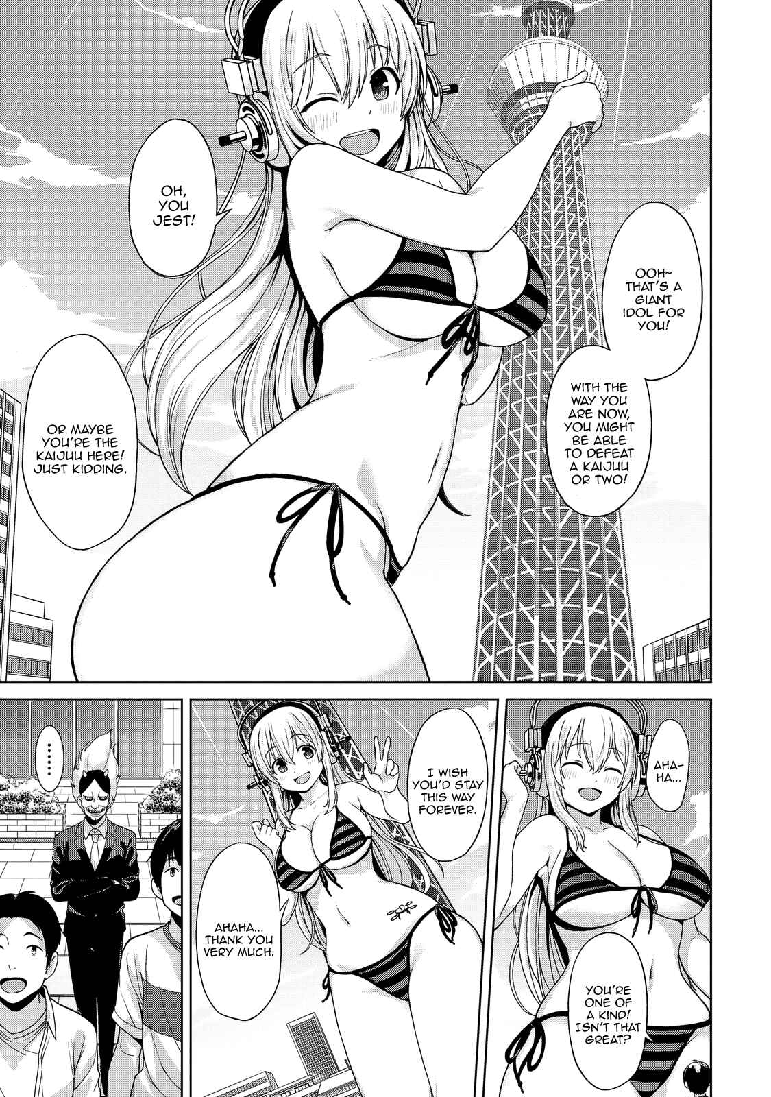 Page 10 Chapter 4 Inconvenient Daily Life of the Super Sonico!!!