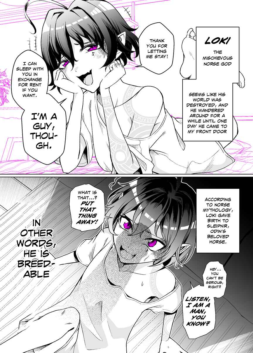 Page 1 Chapter Unknown_1c09 Akugami Loki VS Tanetsuke Ojisan