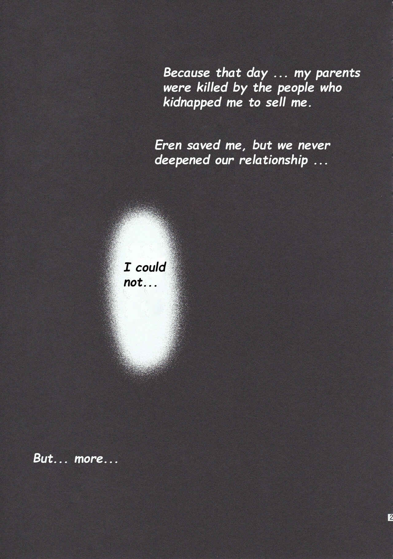 Page 23 Chapter Unknown_2363 Shingeki No Kyojin - Motto Hoka no Aishi kata ga Atta Hazu nano ni (Doujinshi)