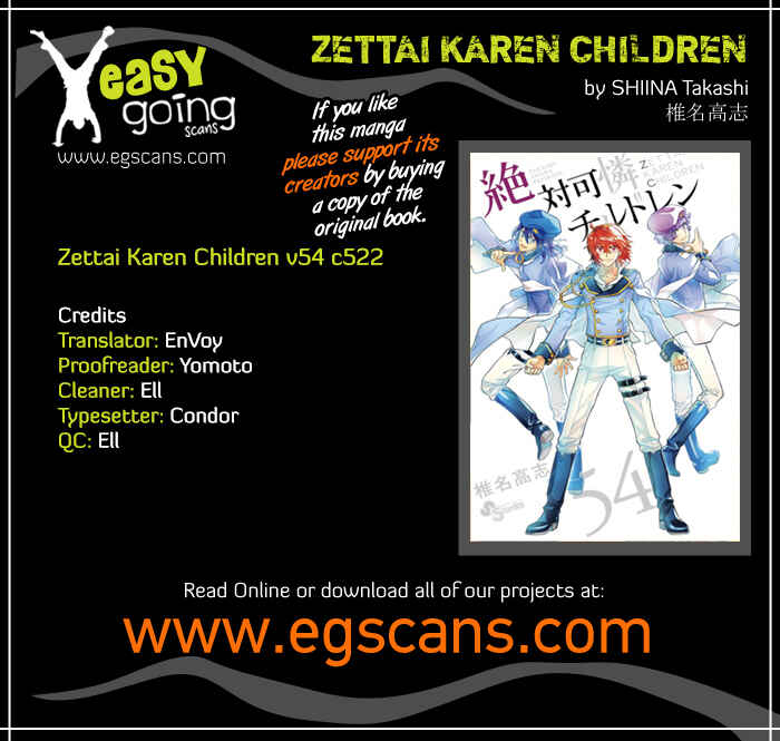Page 1 Chapter 522 Zettai Karen Children