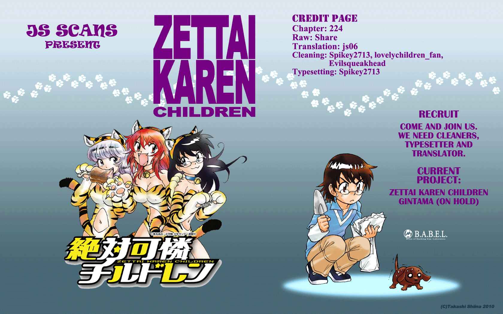 Page 18 Chapter 224 Zettai Karen Children
