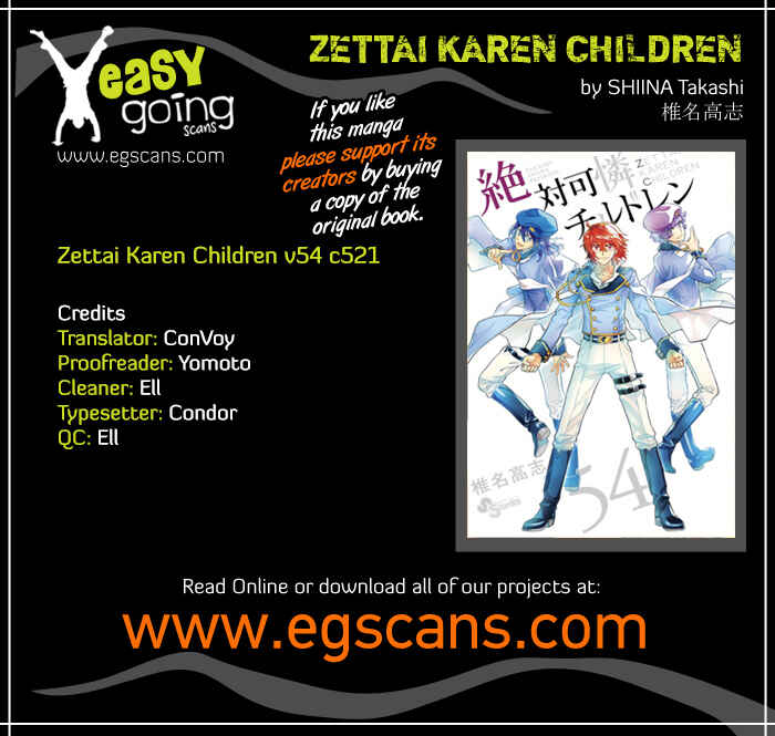 Page 1 Chapter 521 Zettai Karen Children