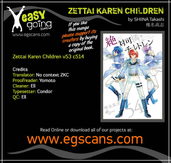Page 1 Chapter 514 Zettai Karen Children