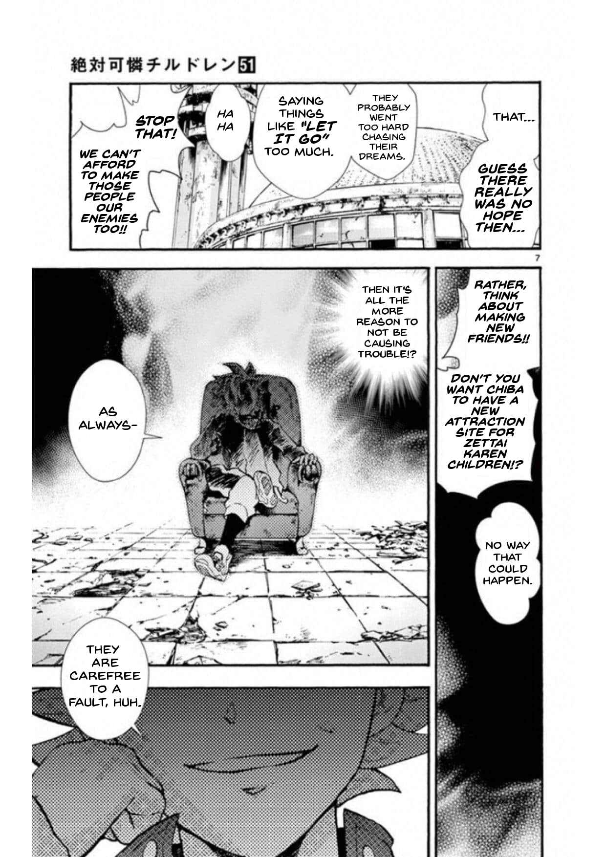 Page 7 Chapter 496 Zettai Karen Children