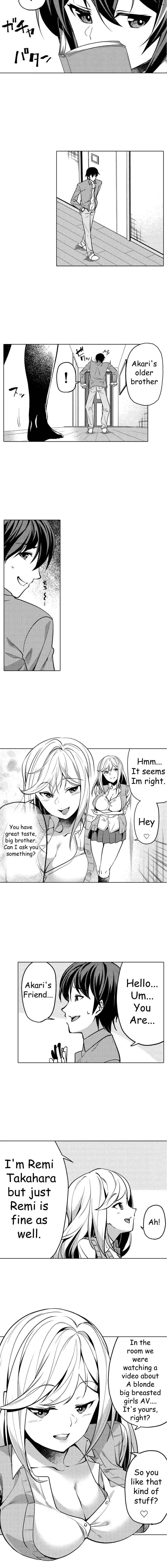 Page 9 Chapter 1 Ii kara Hayaku... Sex shiyo? - AV Kanshou-chuu ni Kossori to Nukedashite Kita Imouto no Tomodachi to...