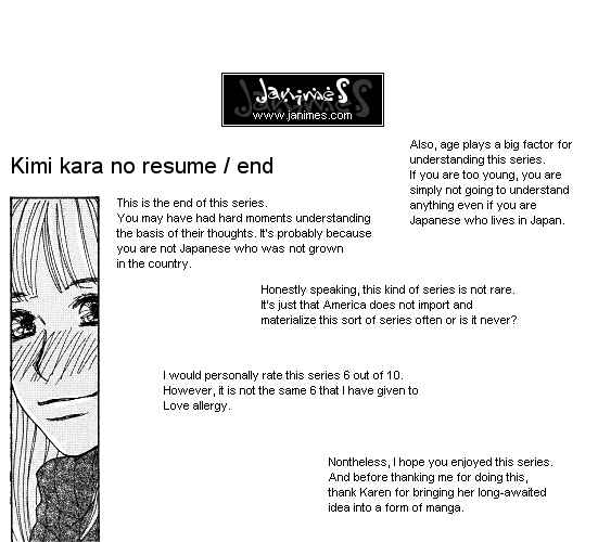 Page 37 Chapter 31 Kimi kara no Resume