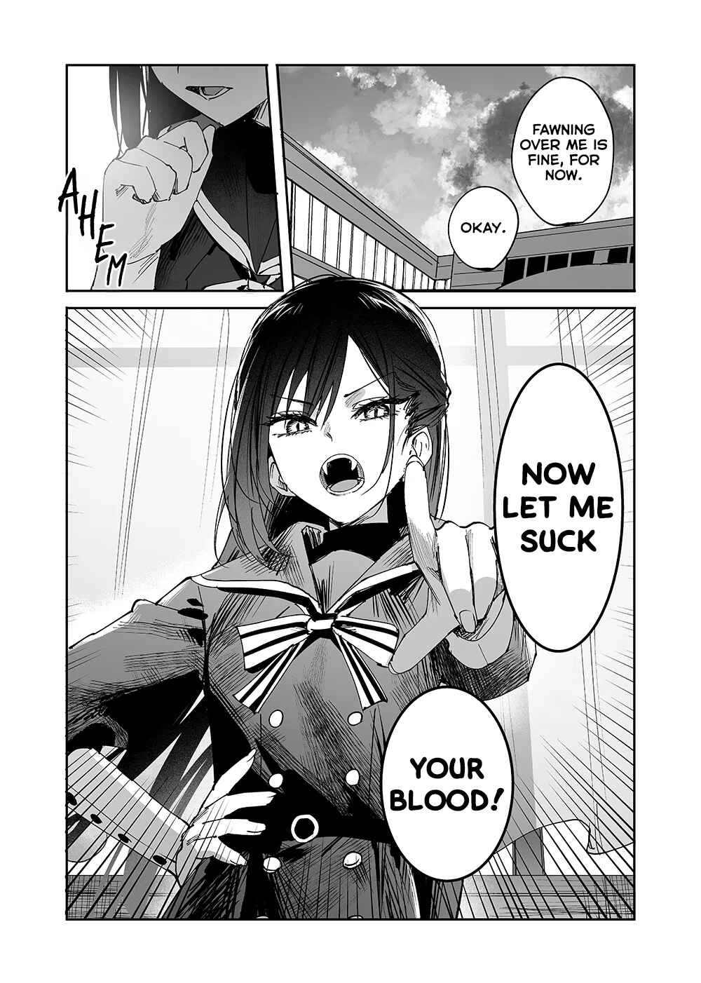 Page 1 Chapter 2 Girls × Vampire (Pre-Serialization)