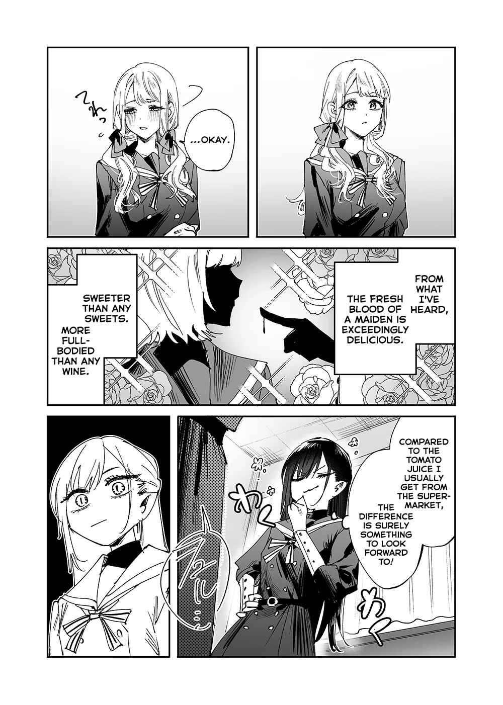 Page 2 Chapter 2 Girls × Vampire (Pre-Serialization)