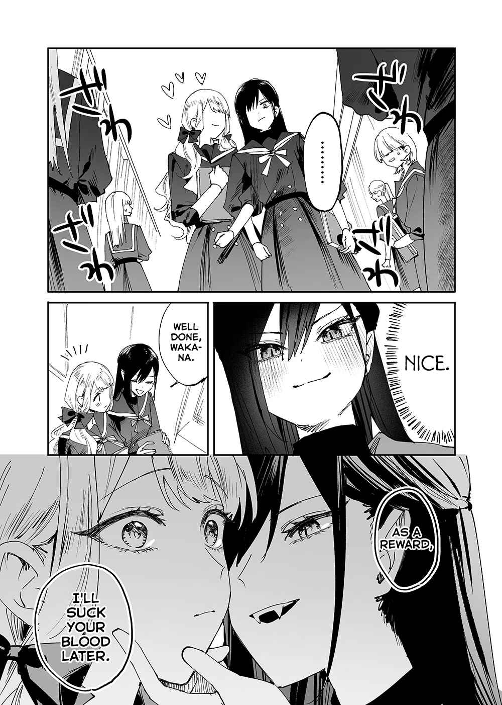 Page 3 Chapter 4 Girls × Vampire (Pre-Serialization)