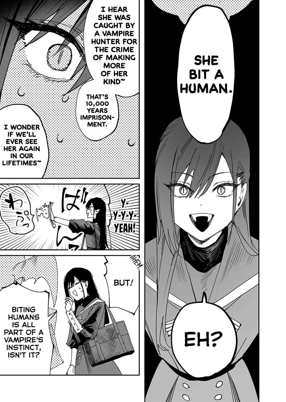 Page 9 Chapter 4 Girls × Vampire (Pre-Serialization)