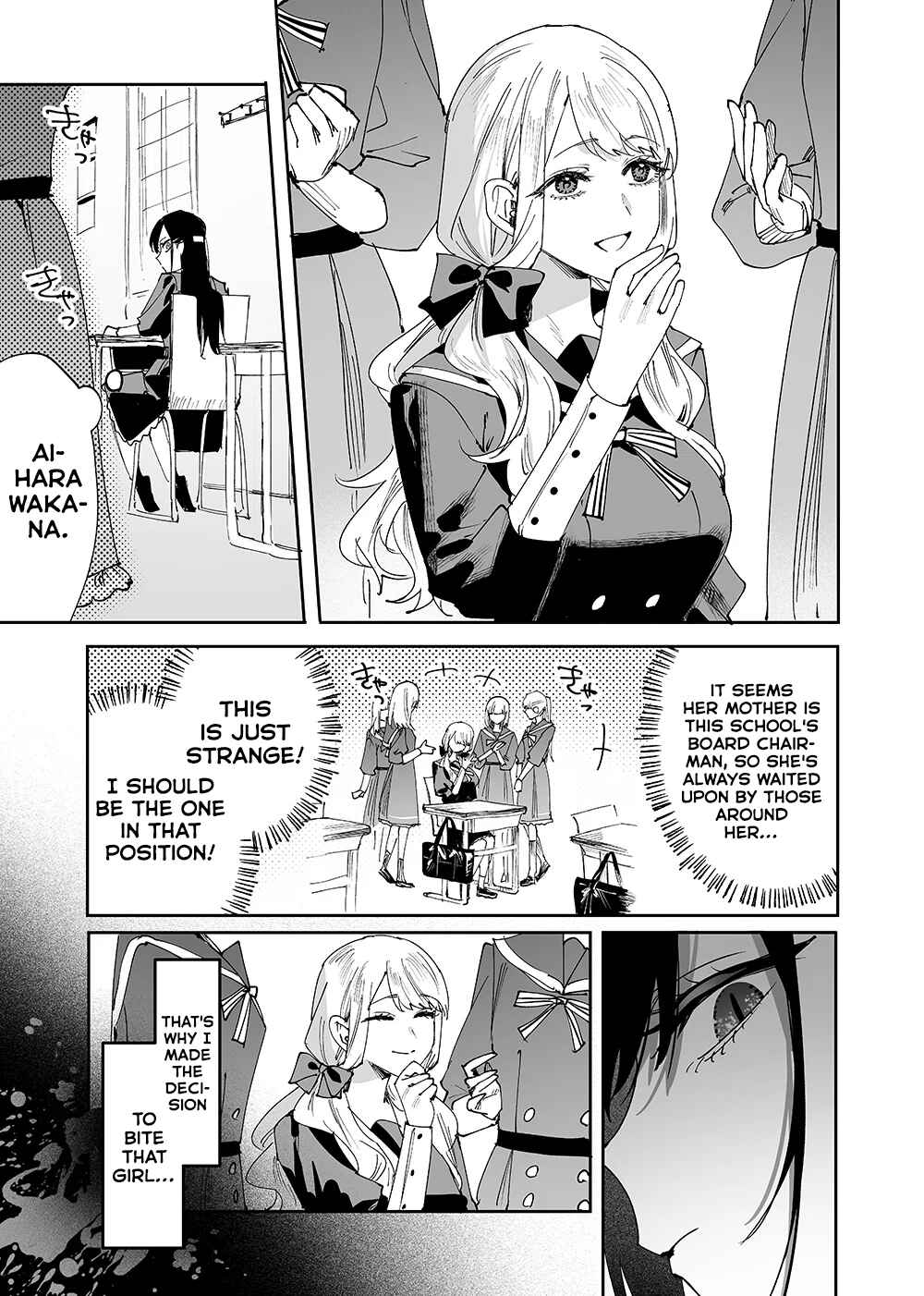 Page 3 Chapter 3 Girls × Vampire (Pre-Serialization)