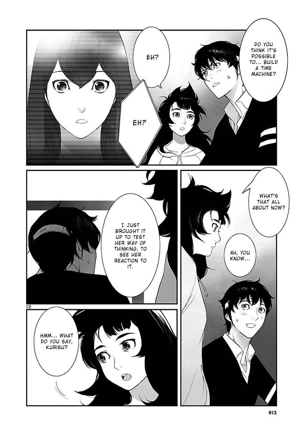 Page 12 Chapter 1.2 Steins;Gate - Pandora of Eternal Return