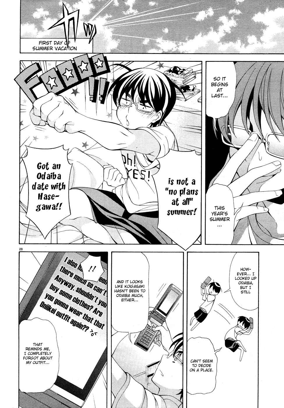 Page 28 Chapter 17 Omae o Otaku ni Shiteyaru kara, Ore o Riajuu ni Shitekure!