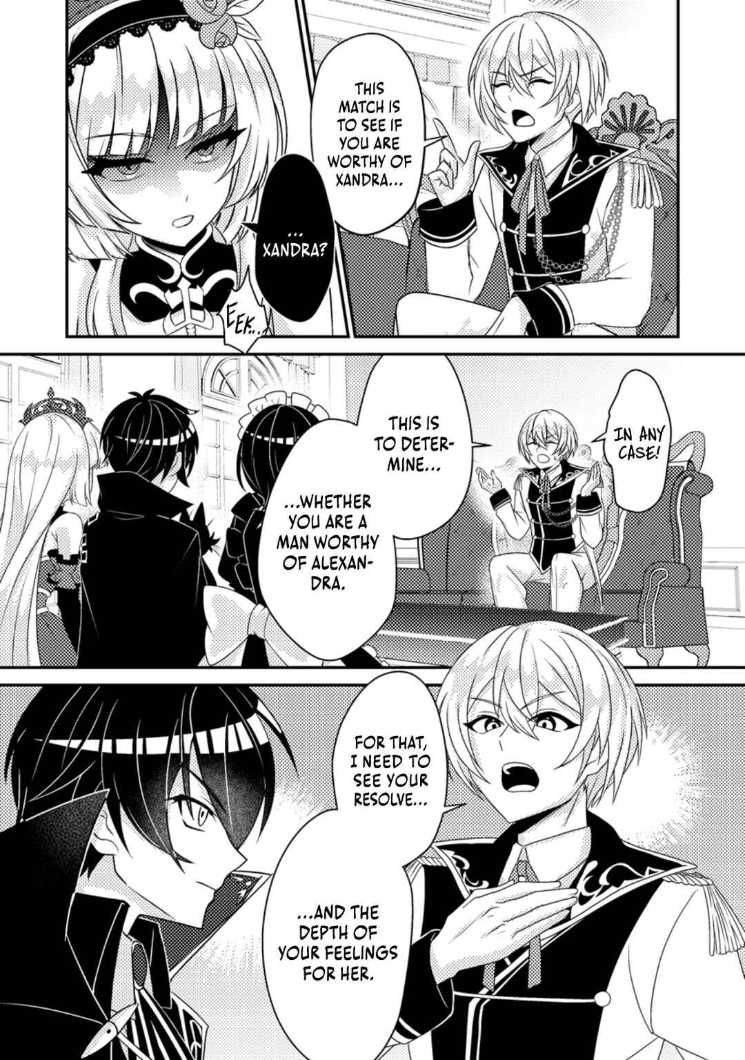 Page 20 Chapter 8 Munou no Akudou Ouji wa Ikinokoritai ~Renai RPG no Akuyaku Mob ni Tensei Shita kedo, Gensaku Mushi shite Saikyou wo Mezasu~
