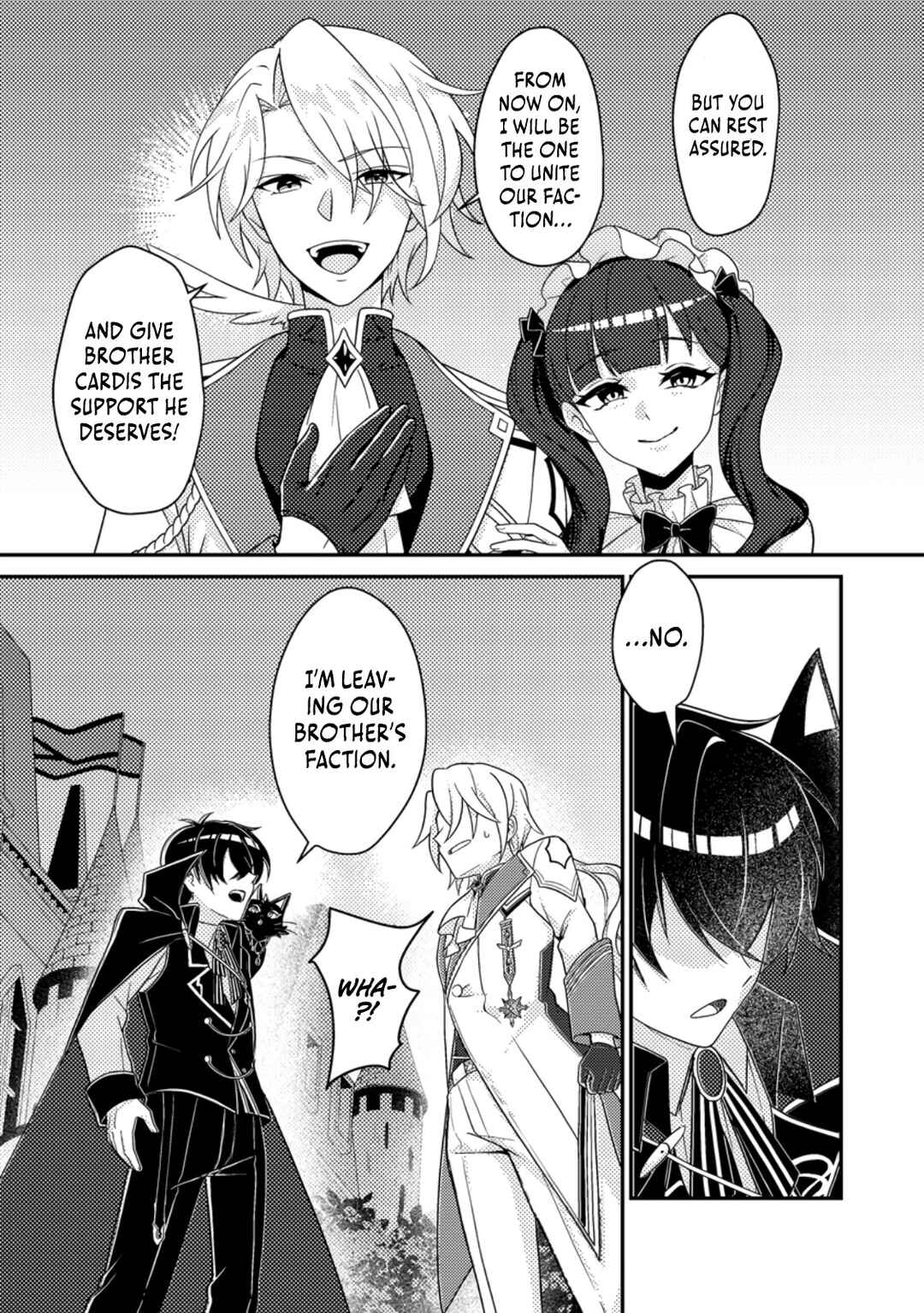Page 4 Chapter 8 Munou no Akudou Ouji wa Ikinokoritai ~Renai RPG no Akuyaku Mob ni Tensei Shita kedo, Gensaku Mushi shite Saikyou wo Mezasu~