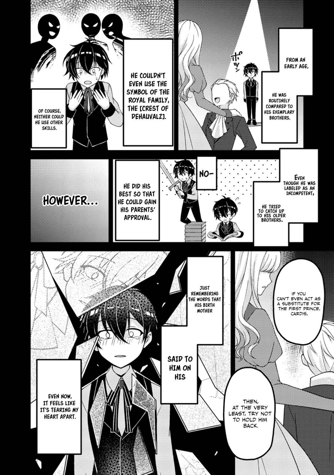 Page 5 Chapter 2 Munou no Akudou Ouji wa Ikinokoritai ~Renai RPG no Akuyaku Mob ni Tensei Shita kedo, Gensaku Mushi shite Saikyou wo Mezasu~