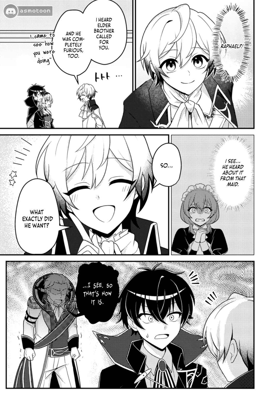 Page 2 Chapter 10 Munou no Akudou Ouji wa Ikinokoritai ~Renai RPG no Akuyaku Mob ni Tensei Shita kedo, Gensaku Mushi shite Saikyou wo Mezasu~