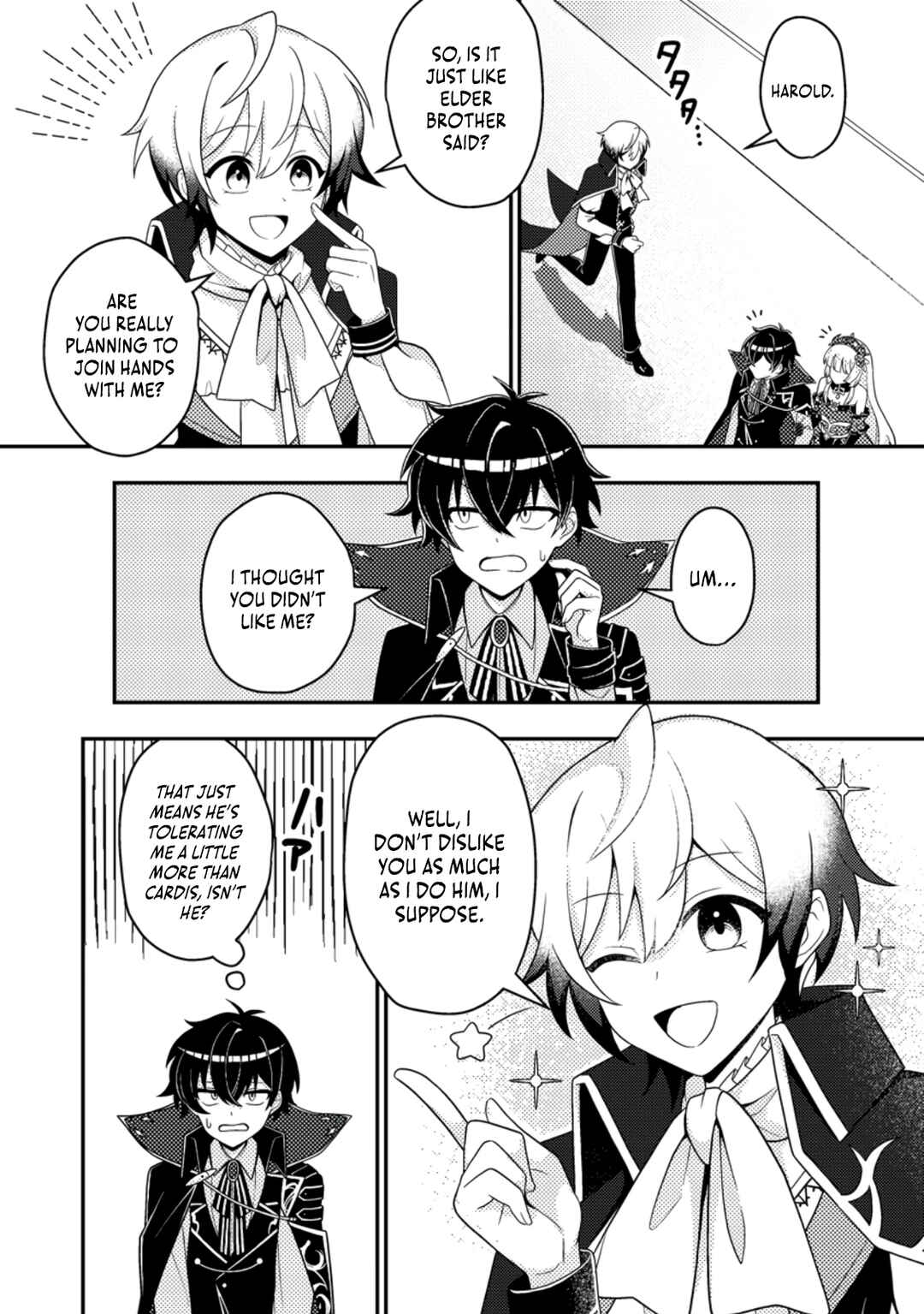 Page 5 Chapter 10 Munou no Akudou Ouji wa Ikinokoritai ~Renai RPG no Akuyaku Mob ni Tensei Shita kedo, Gensaku Mushi shite Saikyou wo Mezasu~