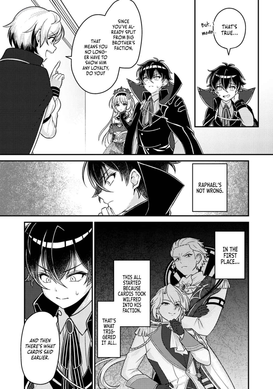 Page 8 Chapter 10 Munou no Akudou Ouji wa Ikinokoritai ~Renai RPG no Akuyaku Mob ni Tensei Shita kedo, Gensaku Mushi shite Saikyou wo Mezasu~