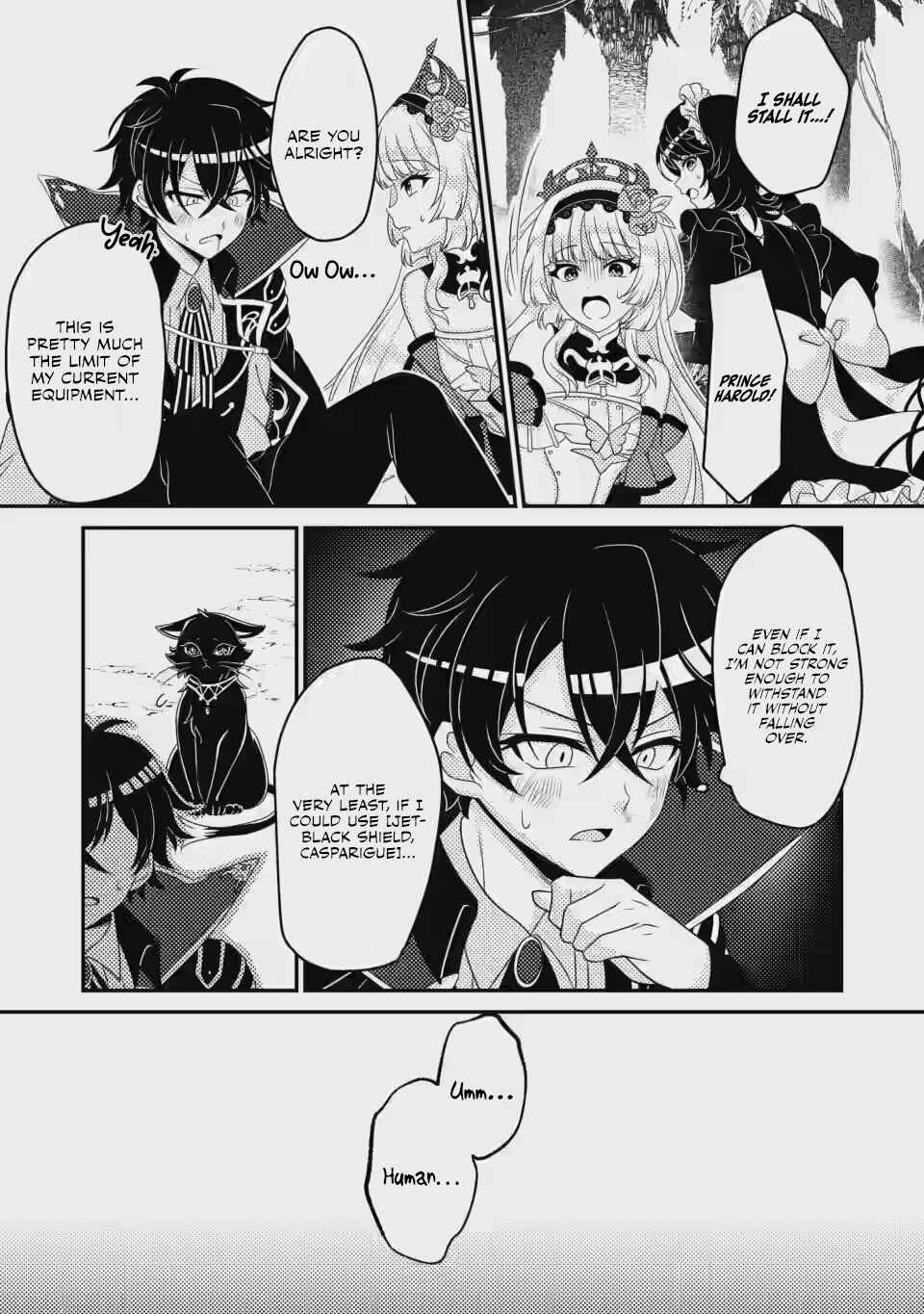 Page 8 Chapter 4 Munou no Akudou Ouji wa Ikinokoritai ~Renai RPG no Akuyaku Mob ni Tensei Shita kedo, Gensaku Mushi shite Saikyou wo Mezasu~