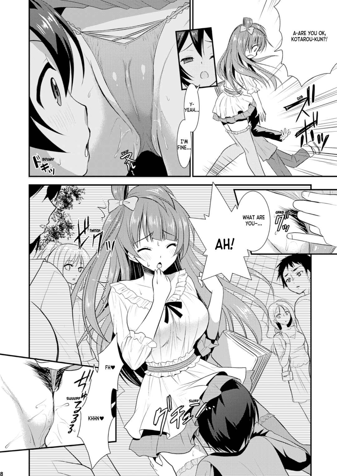 Page 8 Chapter 2 Love Live! & Dagashi Kashi - Eat Meat Girl (Doujinshi)