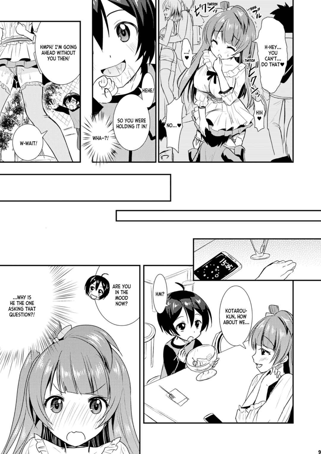 Page 9 Chapter 2 Love Live! & Dagashi Kashi - Eat Meat Girl (Doujinshi)