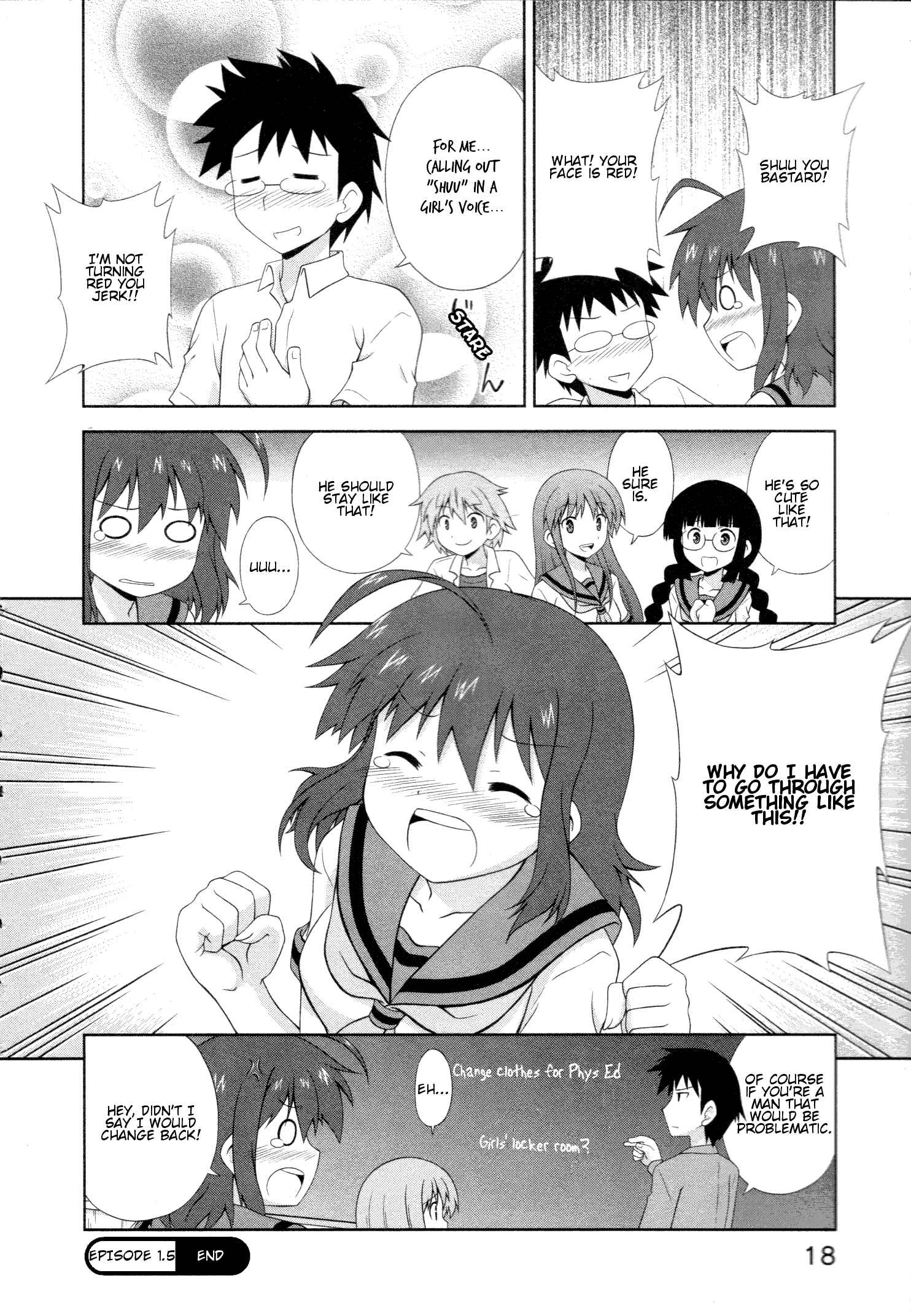 Page 3 Chapter 1.5 Osananajimi wa Onnanoko ni Naare