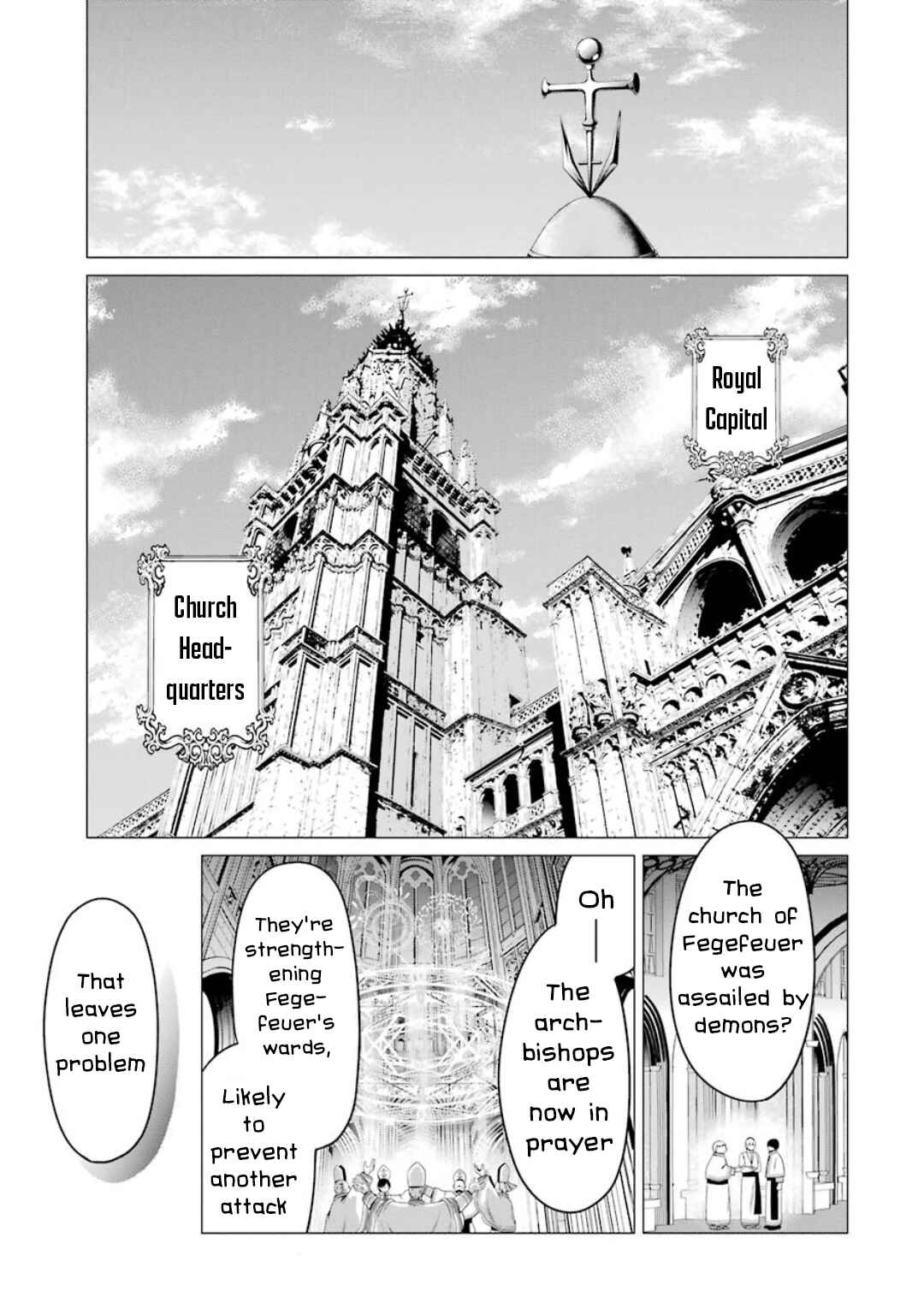 Page 1 Chapter 6 Im Working at the Church as a Priest, but I Want to Be Cut Some Slack from the Mutilated Bodies of the Heroes that Keep Getting Sent to Me