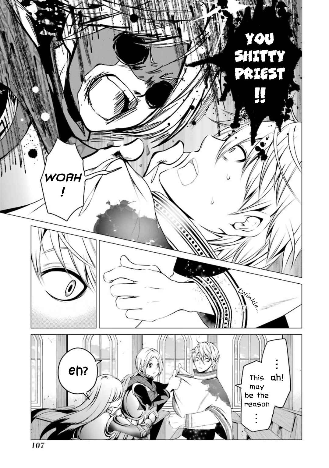 Page 13 Chapter 6 Im Working at the Church as a Priest, but I Want to Be Cut Some Slack from the Mutilated Bodies of the Heroes that Keep Getting Sent to Me