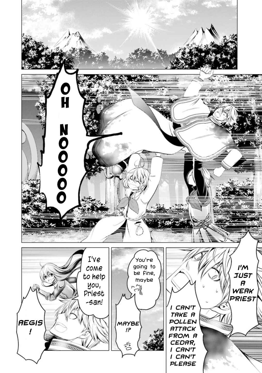 Page 16 Chapter 6 Im Working at the Church as a Priest, but I Want to Be Cut Some Slack from the Mutilated Bodies of the Heroes that Keep Getting Sent to Me