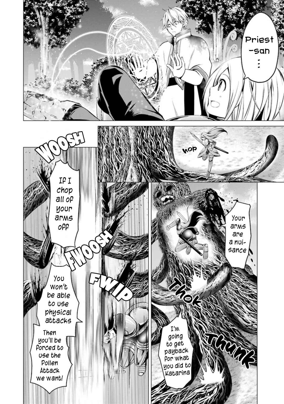 Page 26 Chapter 6 Im Working at the Church as a Priest, but I Want to Be Cut Some Slack from the Mutilated Bodies of the Heroes that Keep Getting Sent to Me