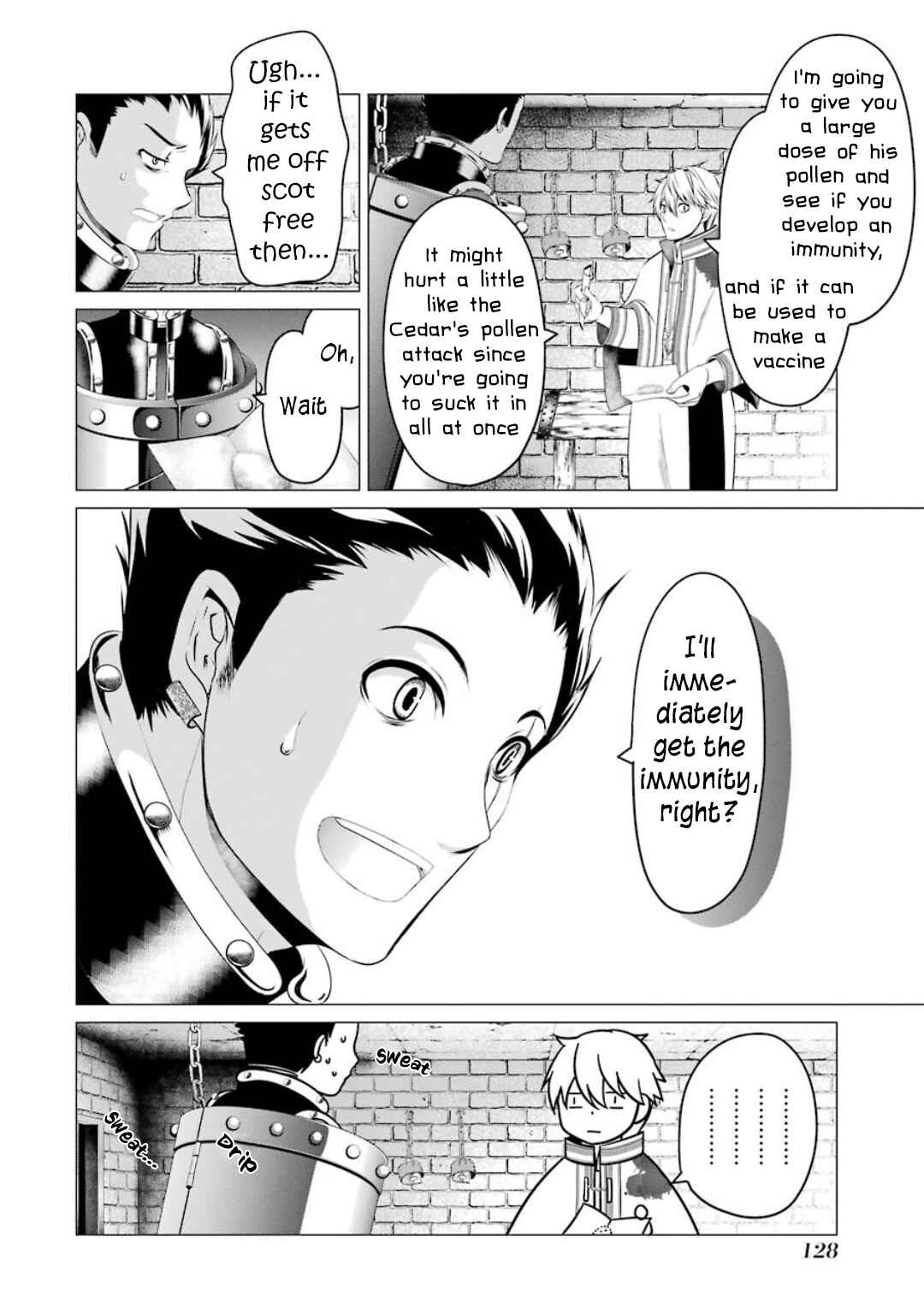 Page 34 Chapter 6 Im Working at the Church as a Priest, but I Want to Be Cut Some Slack from the Mutilated Bodies of the Heroes that Keep Getting Sent to Me