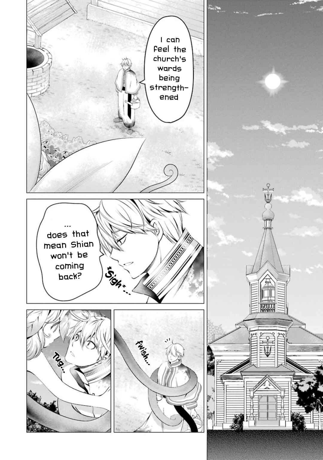 Page 4 Chapter 6 Im Working at the Church as a Priest, but I Want to Be Cut Some Slack from the Mutilated Bodies of the Heroes that Keep Getting Sent to Me