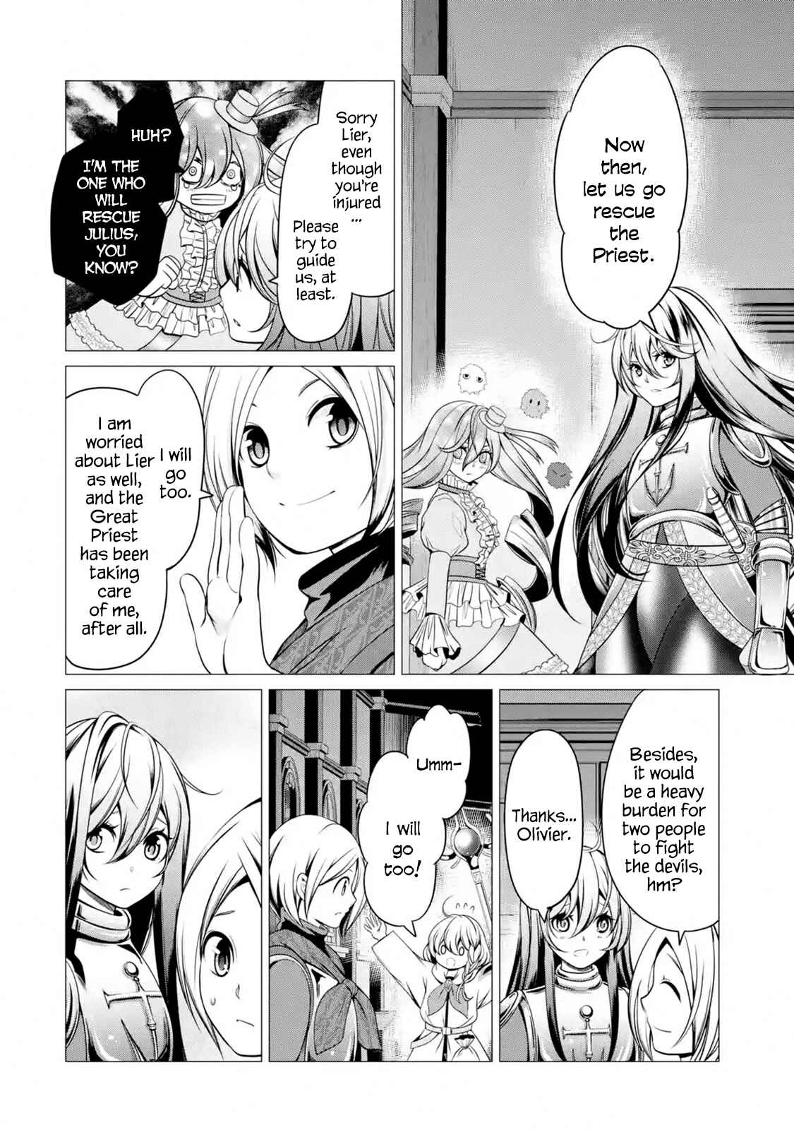 Page 2 Chapter 4.5 Im Working at the Church as a Priest, but I Want to Be Cut Some Slack from the Mutilated Bodies of the Heroes that Keep Getting Sent to Me