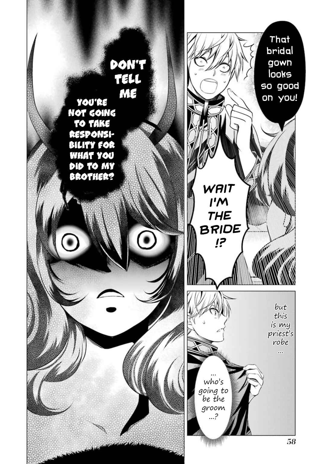 Page 10 Chapter 5 Im Working at the Church as a Priest, but I Want to Be Cut Some Slack from the Mutilated Bodies of the Heroes that Keep Getting Sent to Me