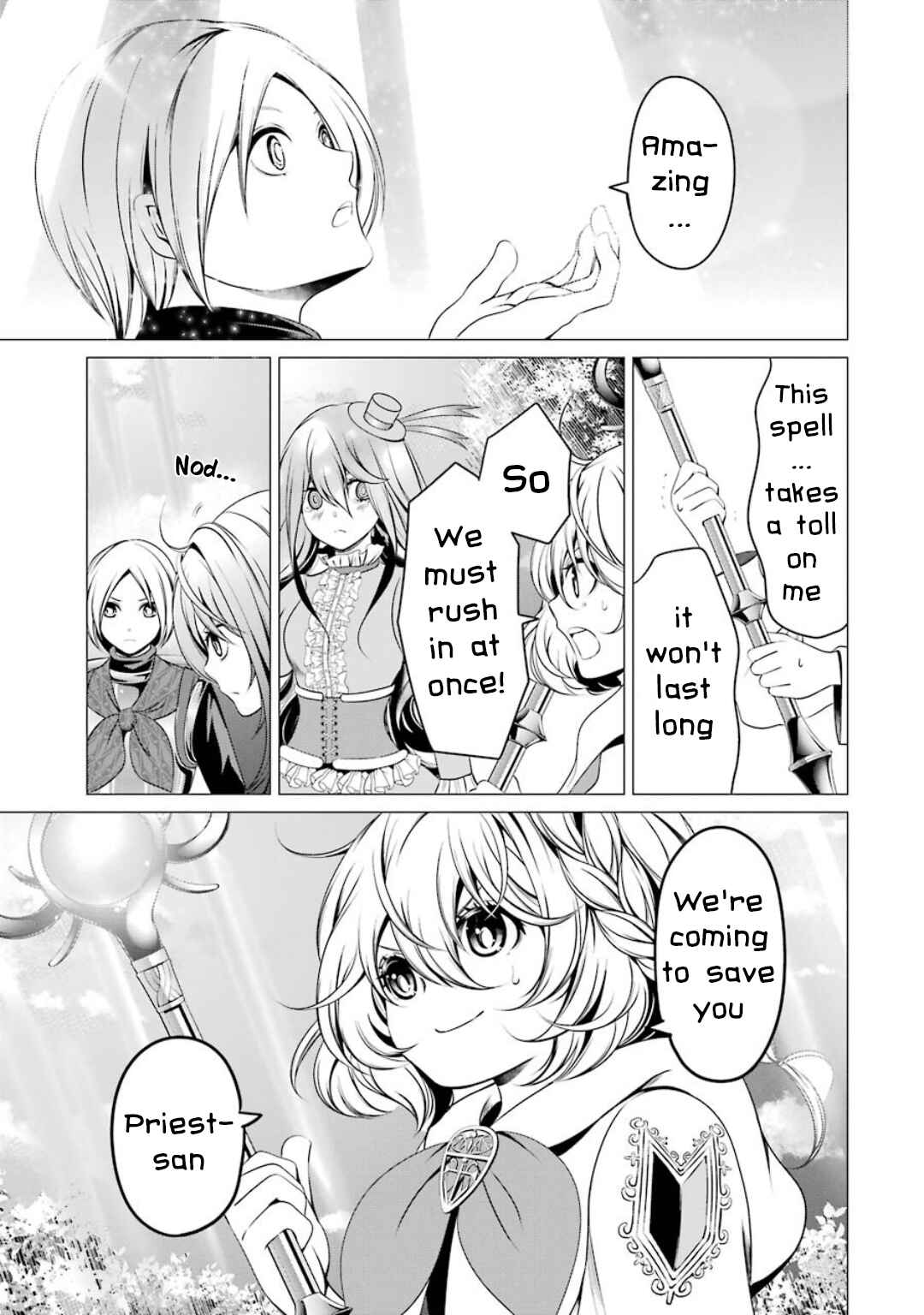 Page 31 Chapter 5 Im Working at the Church as a Priest, but I Want to Be Cut Some Slack from the Mutilated Bodies of the Heroes that Keep Getting Sent to Me