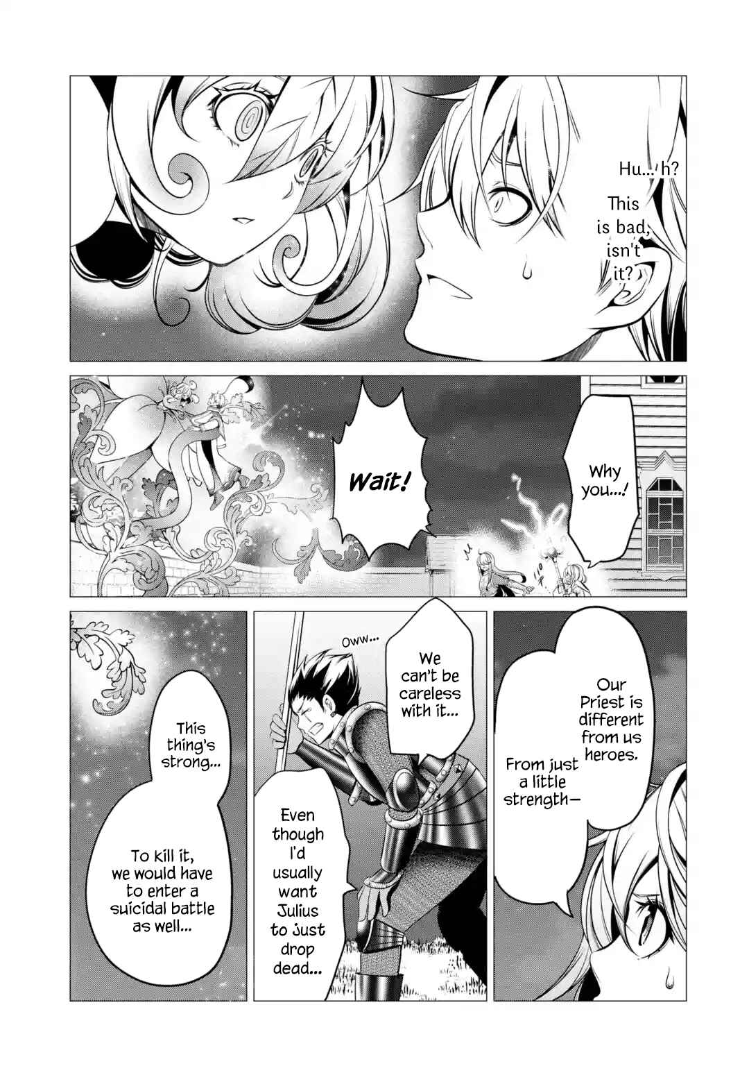 Page 8 Chapter 2.5 Im Working at the Church as a Priest, but I Want to Be Cut Some Slack from the Mutilated Bodies of the Heroes that Keep Getting Sent to Me