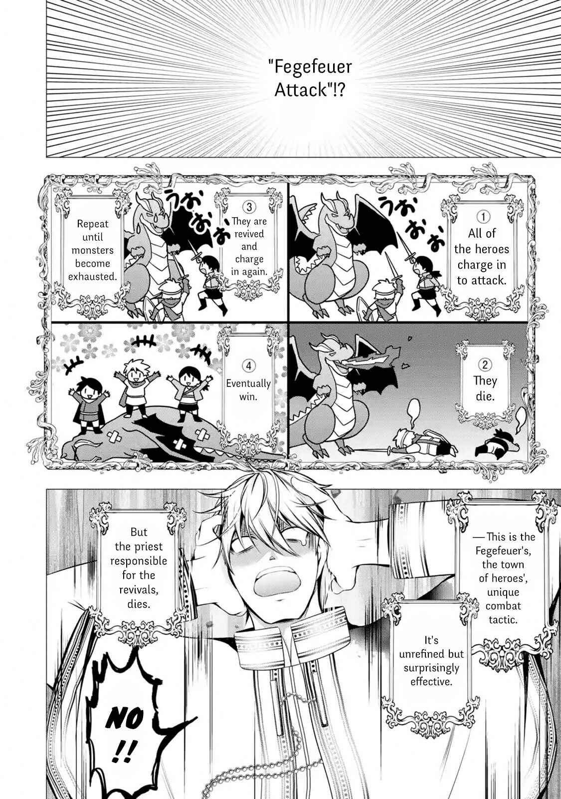 Page 6 Chapter 4.1 Im Working at the Church as a Priest, but I Want to Be Cut Some Slack from the Mutilated Bodies of the Heroes that Keep Getting Sent to Me