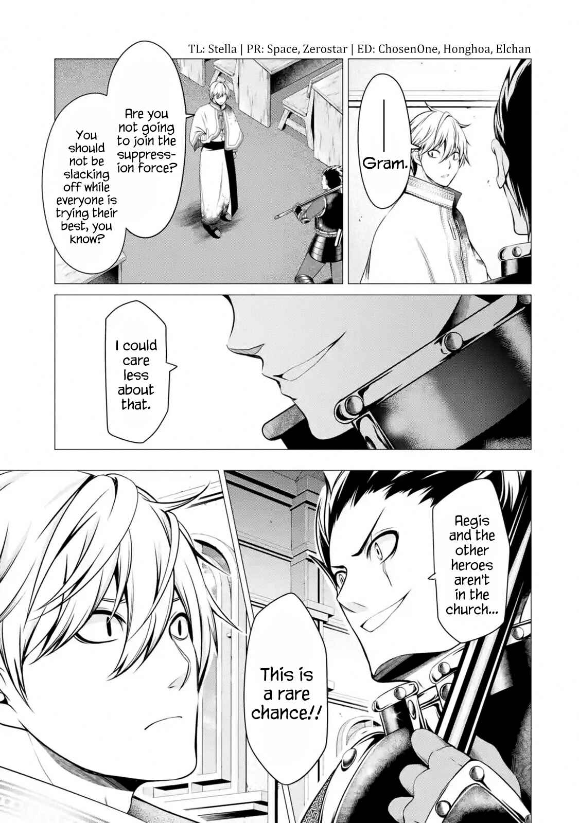 Page 9 Chapter 4.1 Im Working at the Church as a Priest, but I Want to Be Cut Some Slack from the Mutilated Bodies of the Heroes that Keep Getting Sent to Me