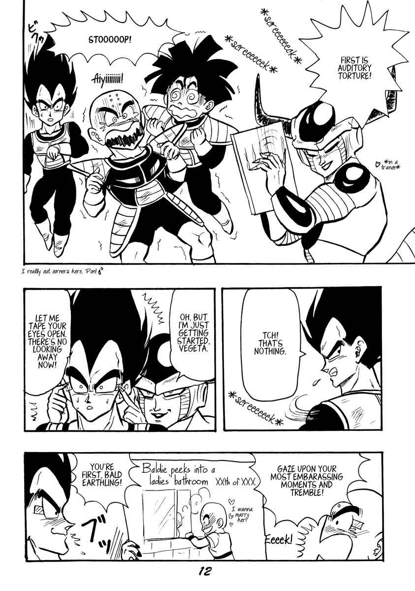 Page 12 Chapter Unknown_efdd Dragon Ball - Rarara Nishimotos Attack! (Doujinshi)