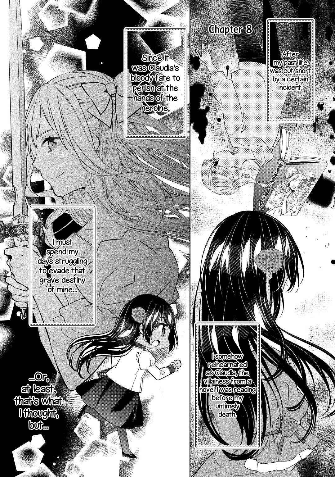 Page 1 Chapter 8 Im Not a Villainess!! Just Because I Can Control Darkness, Doesnt Mean Im a Villain