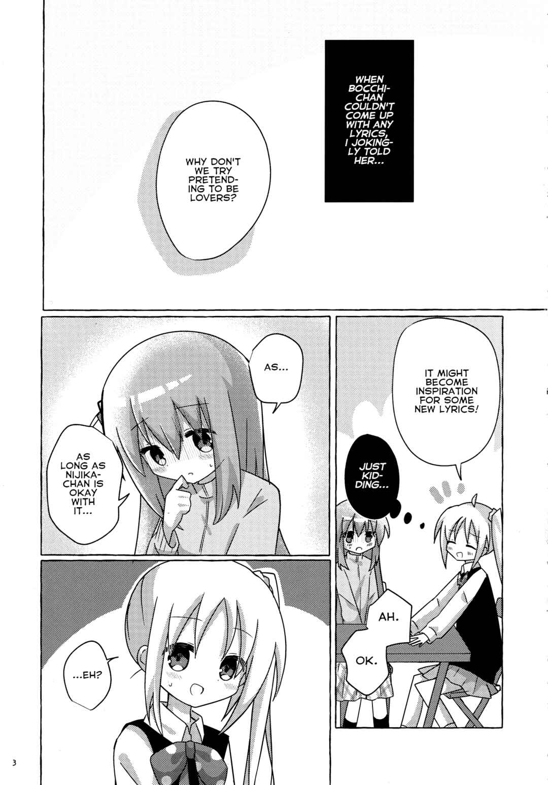 Page 2 Chapter Unknown_6223 Bocchi the Rock! - Bocchi-chan Going All Out (Doujinshi)