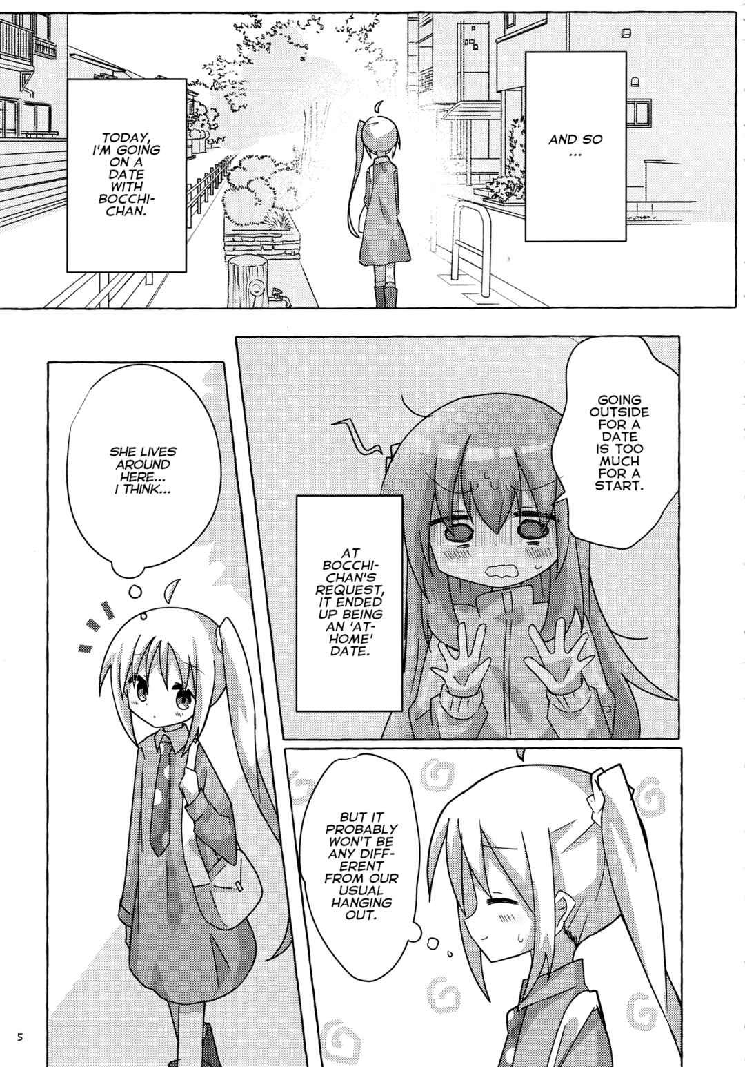 Page 4 Chapter Unknown_6223 Bocchi the Rock! - Bocchi-chan Going All Out (Doujinshi)