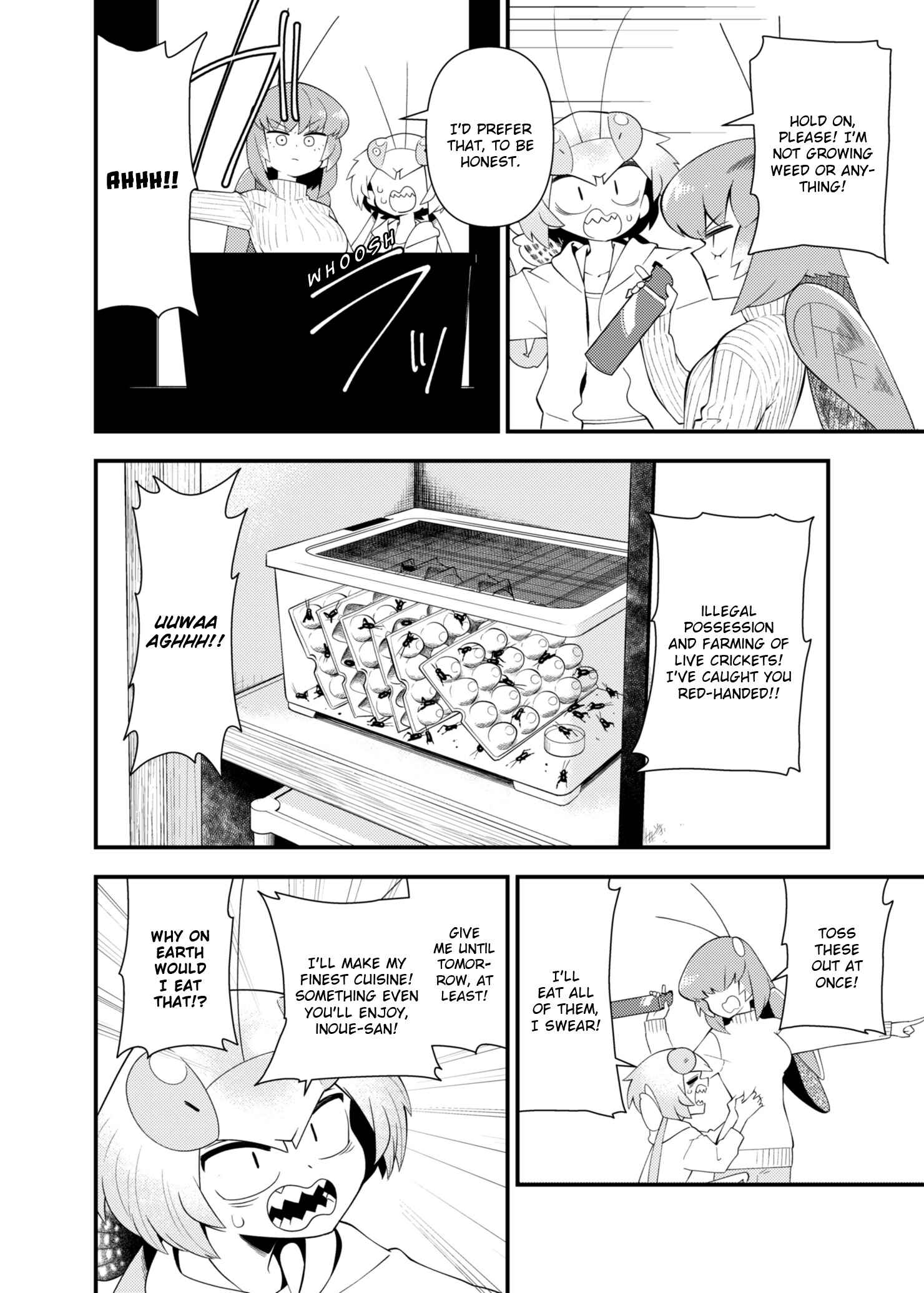 Page 4 Chapter 9 Carnivorous High School Mantis Akiyama